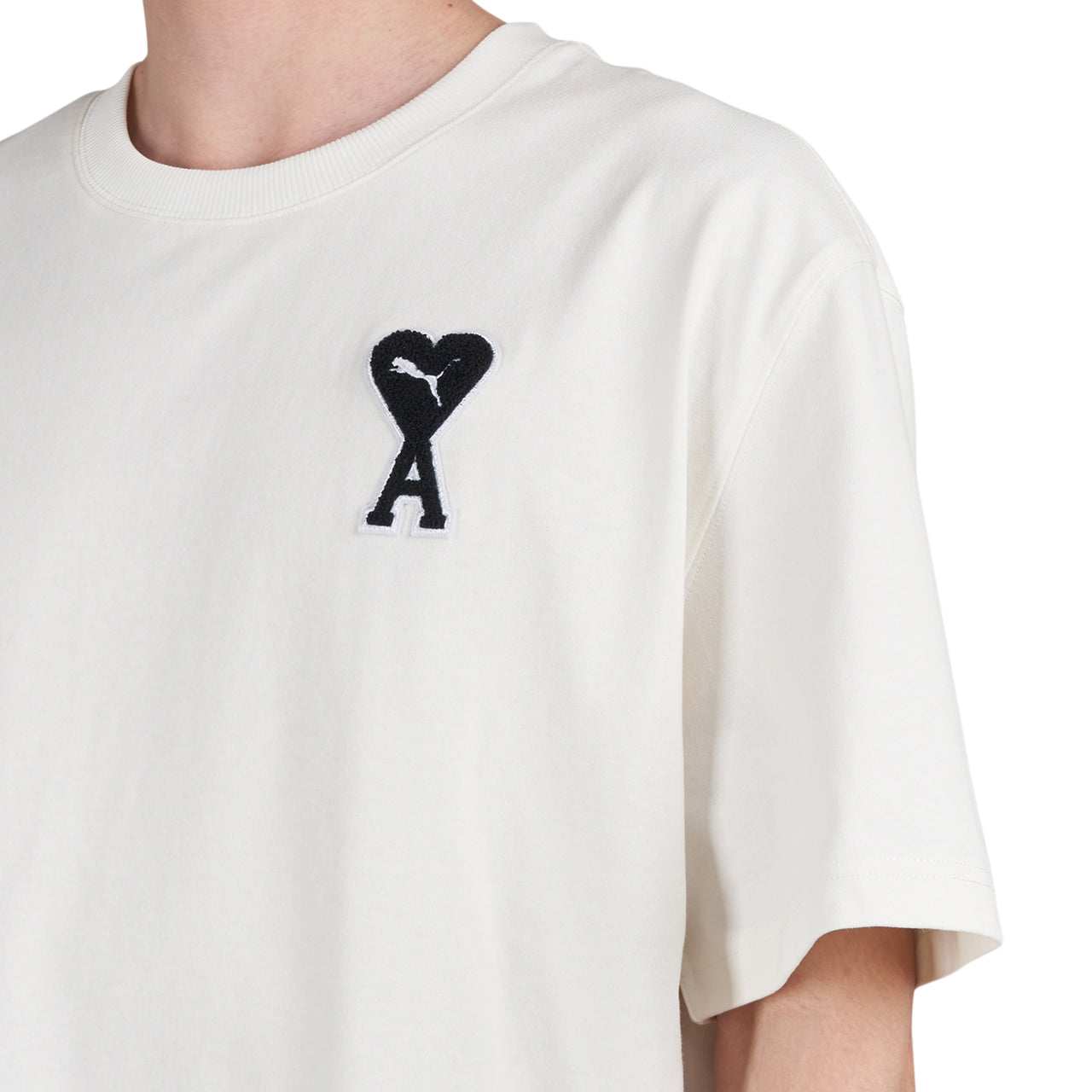 Puma x Ami Paris Tee (Weiß) - Allike Store