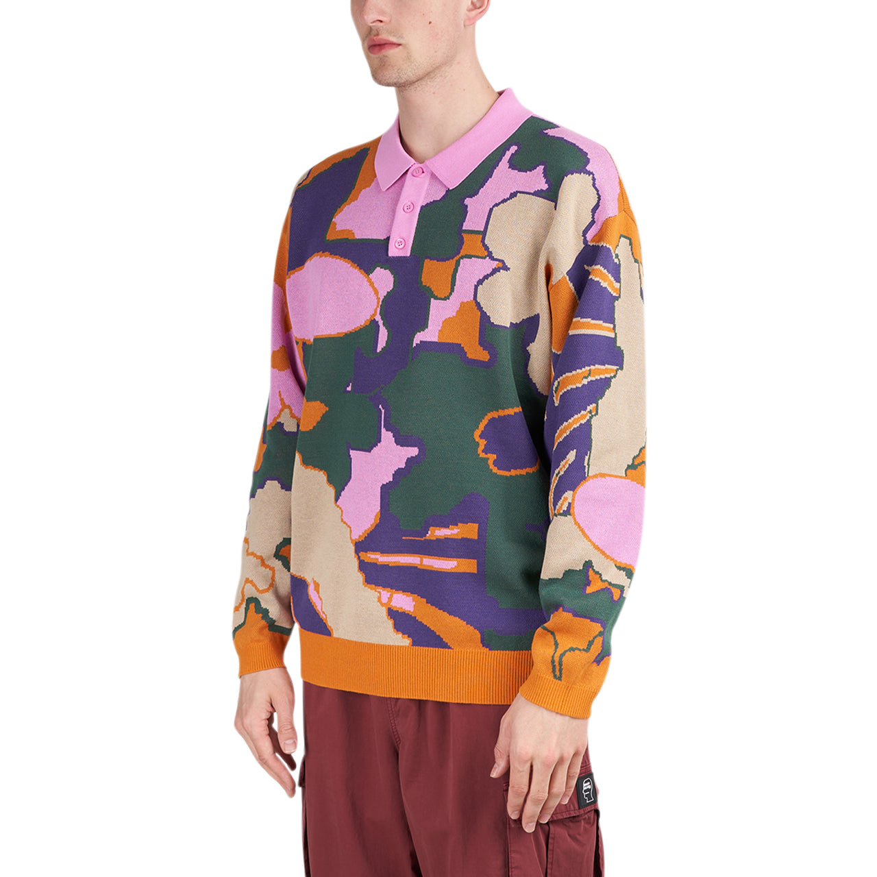 Puma x Perks and Mini Knitted Longsleeve Polo (Multi) - Allike Store