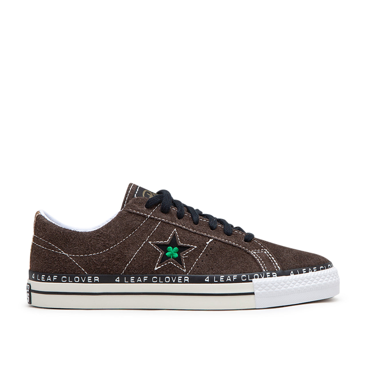 Converse x Patta Four-Leaf Clover One Star Pro Low Top (Braun / Weiß) - Allike Store