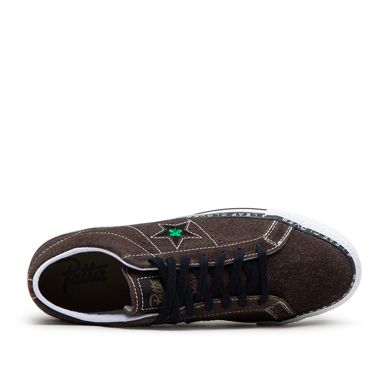 Converse x Patta Four-Leaf Clover One Star Pro Low Top (Braun / Weiß) - Allike Store