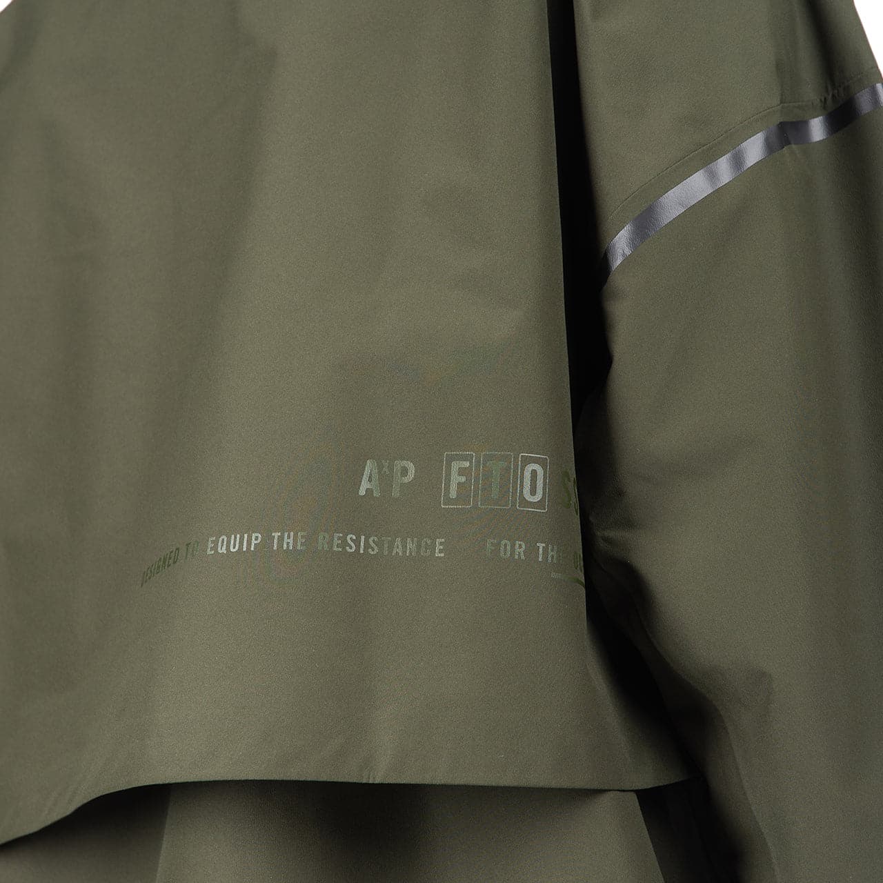 adidas Parley Myshelter Rain Jacket (Olive) - Allike Store