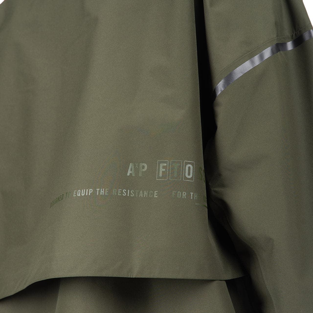 adidas Parley Myshelter Rain Jacket (Olive)  - Allike Store