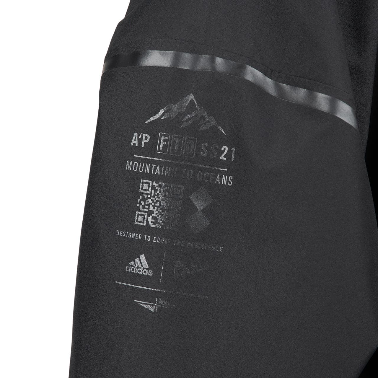 adidas Parley Myshelter Rain Jacket (Schwarz) - Allike Store