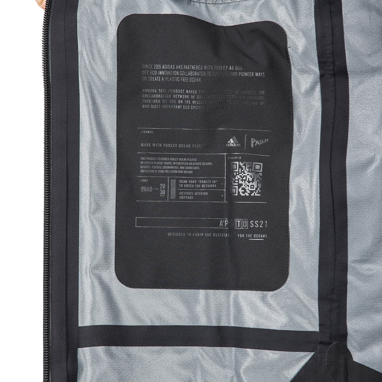 adidas Parley Myshelter Rain Jacket (Schwarz) - Allike Store