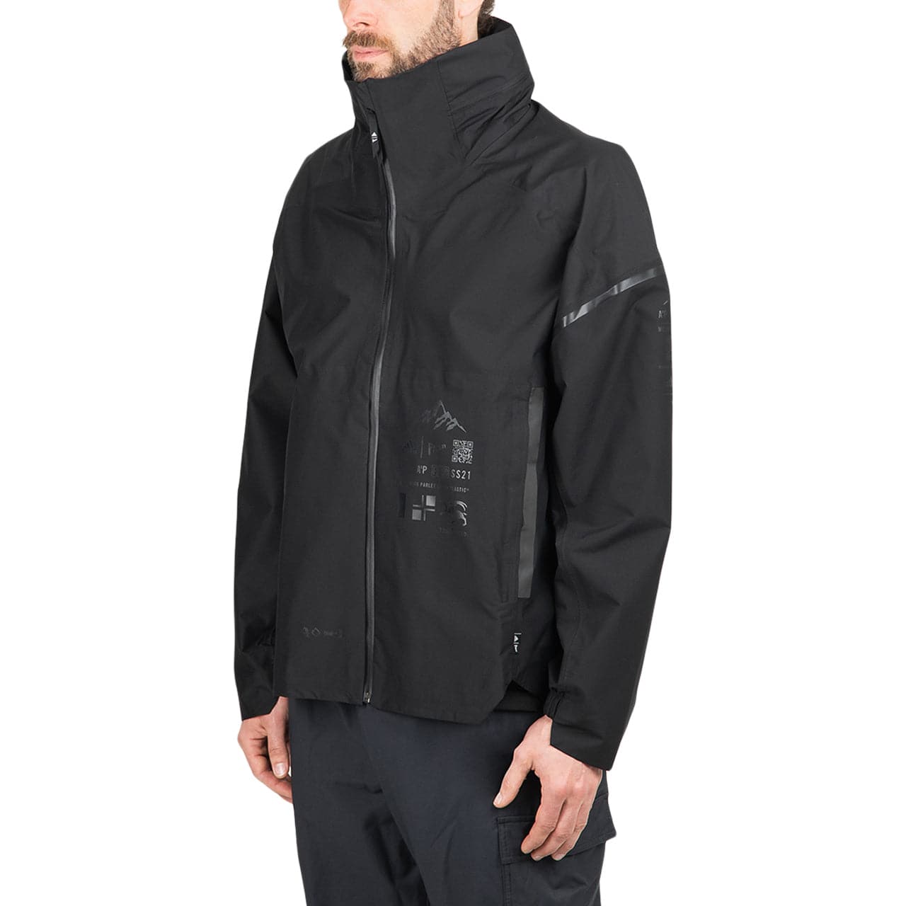 adidas Parley Myshelter Rain Jacket (Schwarz) - Allike Store