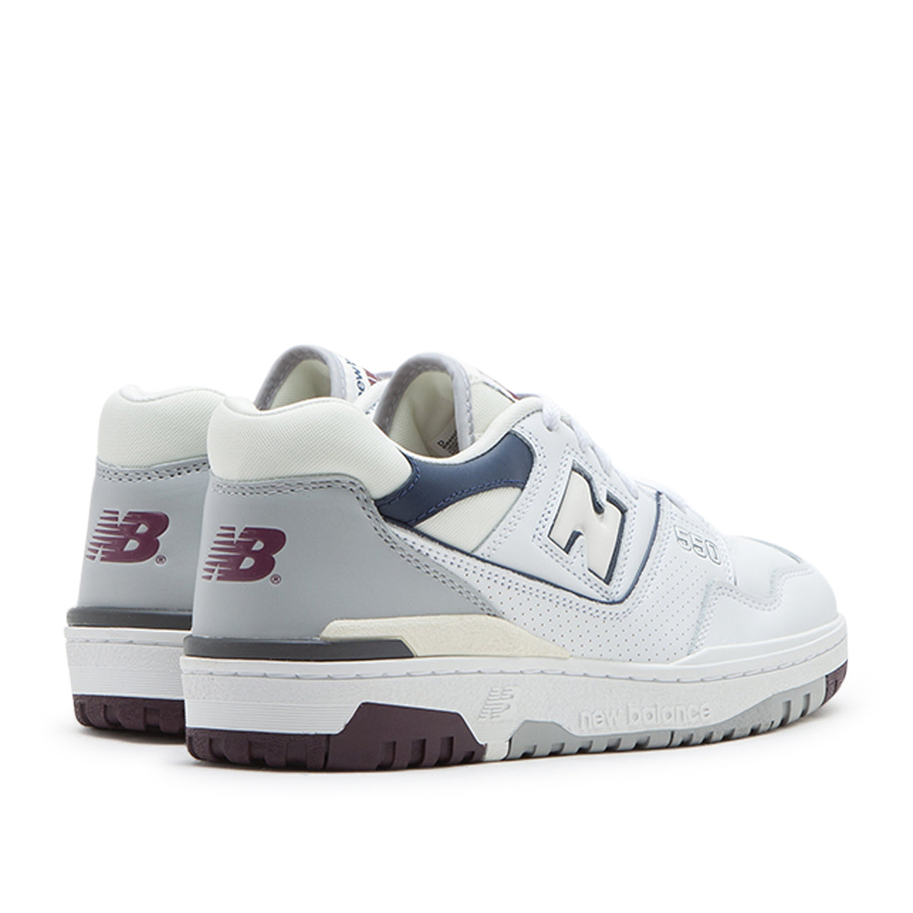New Balance BB550PWB (Weiß / Rot) - Allike Store