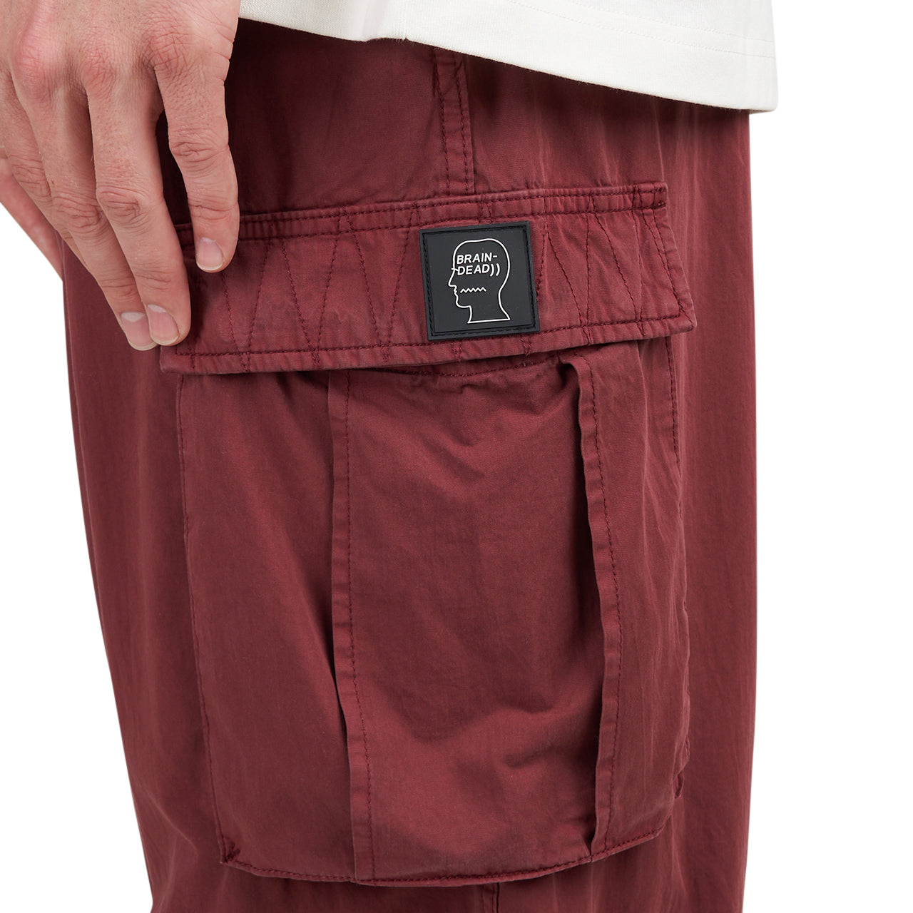 Brain Dead Flight Pant (Dunkelrot) - Allike Store
