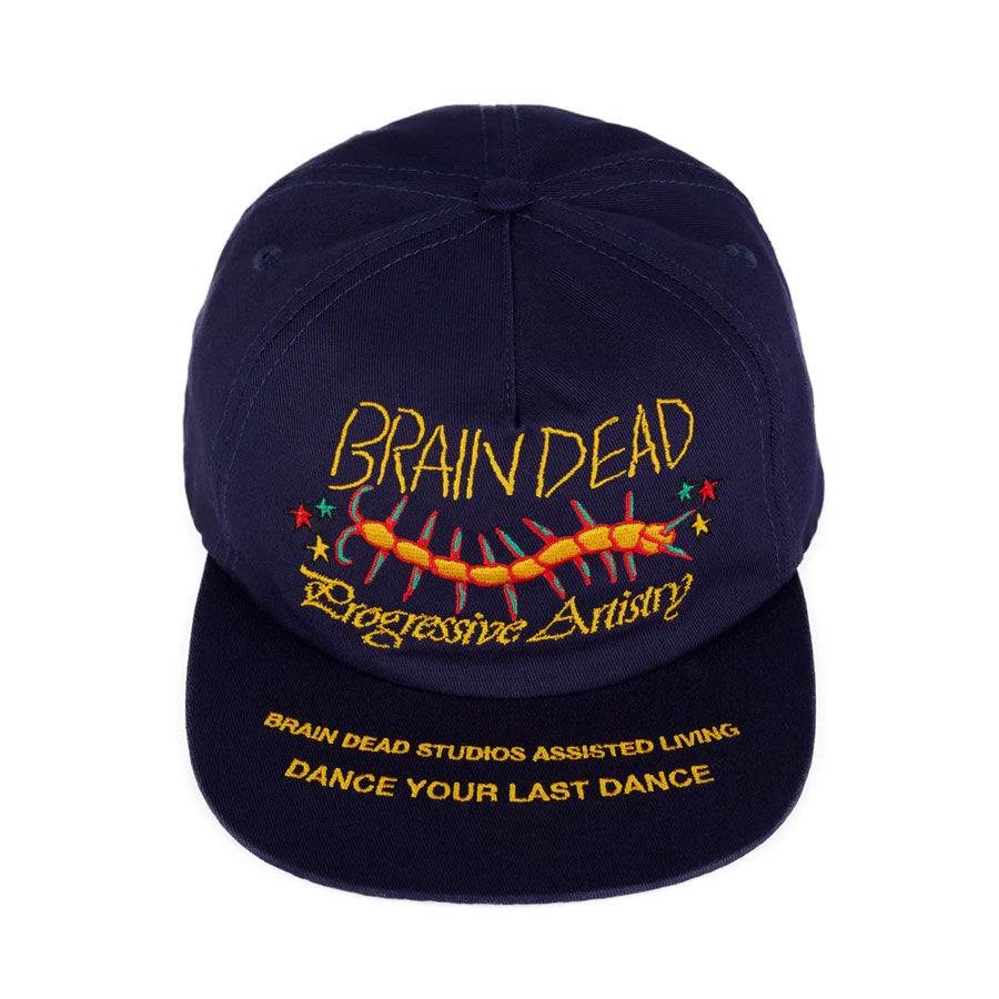 Brain Dead last Dance 5 Panel Hat (Navy)  - Allike Store