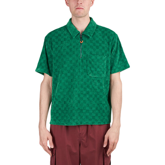 Brain Dead Knit Check Half Zip Shirt (Grün)  - Cheap Witzenberg Jordan Outlet
