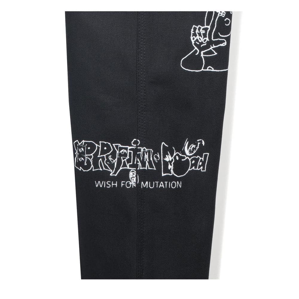 Brain Dead Printed Canvas Carpenter Pant (Schwarz) - Allike Store
