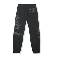 Brain Dead Tonal Type Print Sweatpants (Black)