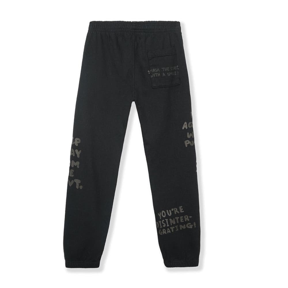 Brain Dead Tonal Type Print Sweatpants (Schwarz) - Allike Store