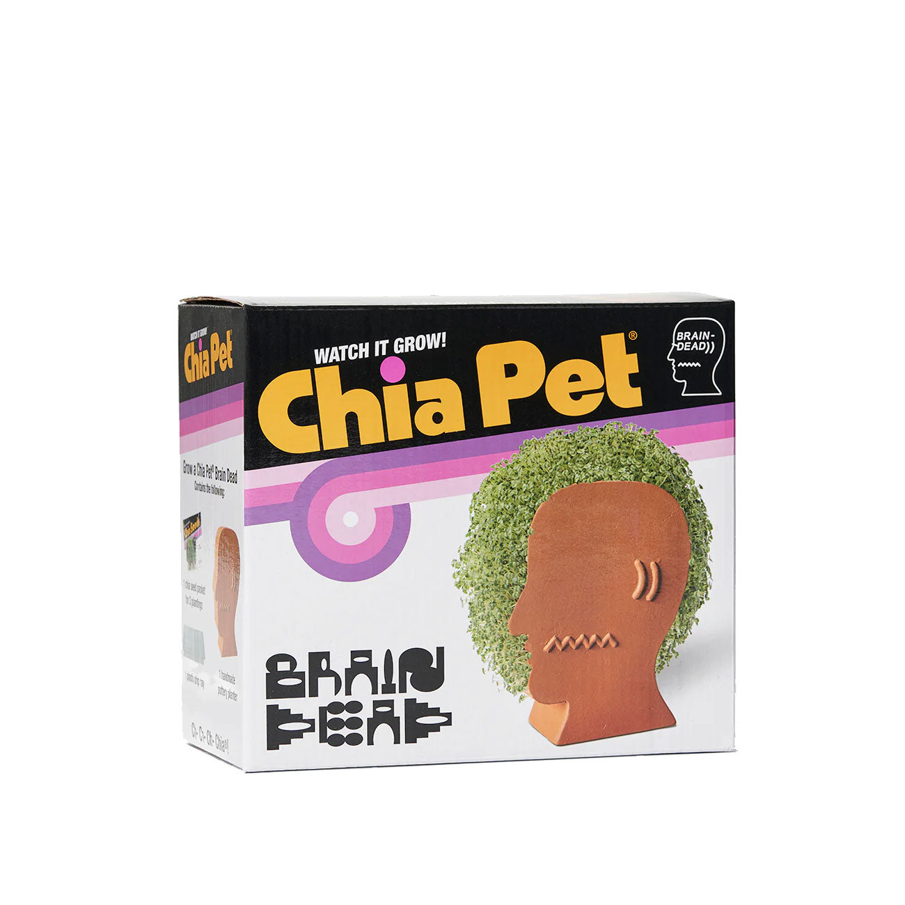 Brain Dead Logohead Chia Pet (Braun) - Allike Store