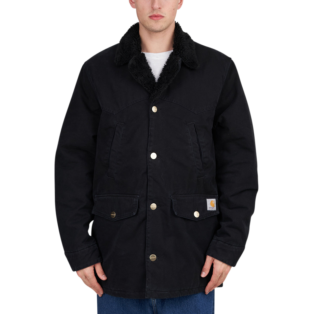 Carhartt WIP Newman Coat (Schwarz) - Allike Store