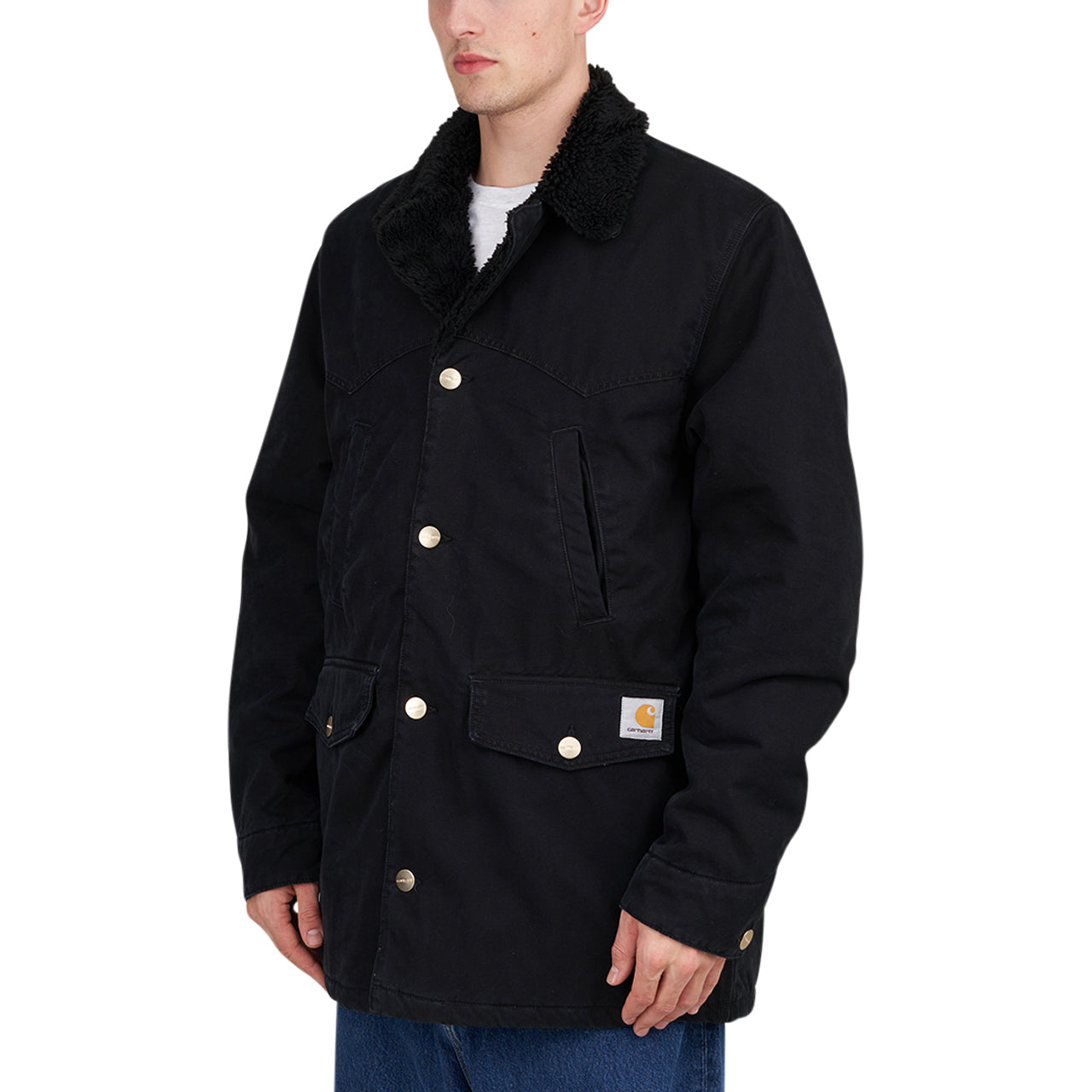Carhartt WIP Newman Coat (Schwarz) - Allike Store