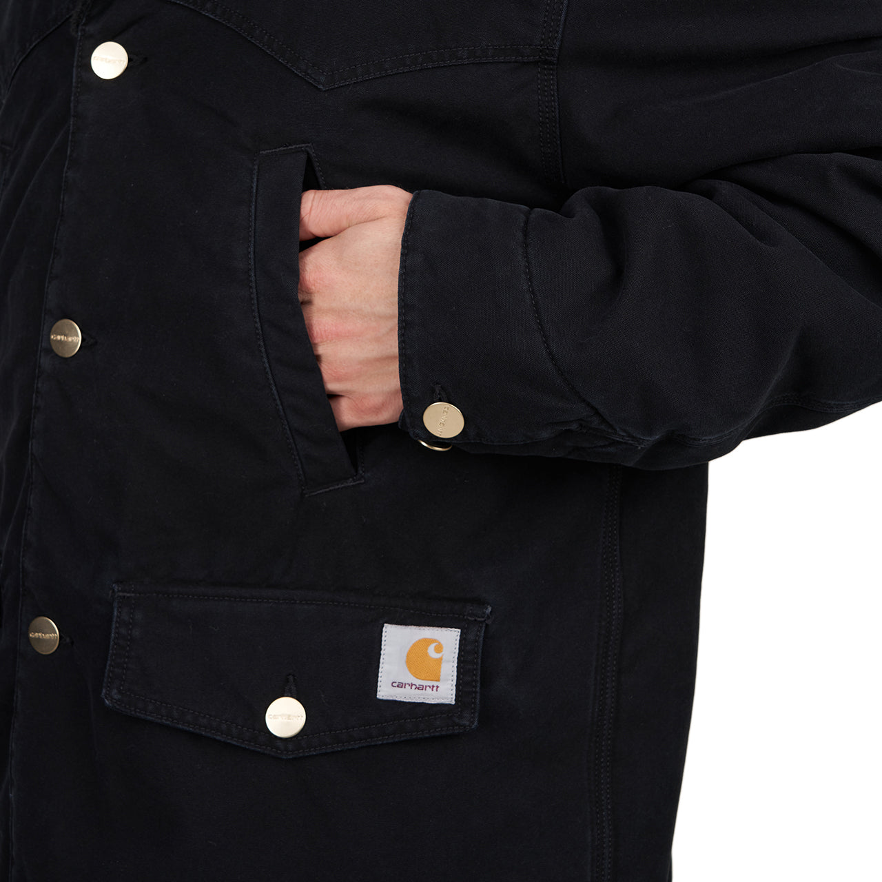 Carhartt WIP Newman Coat (Schwarz) - Allike Store