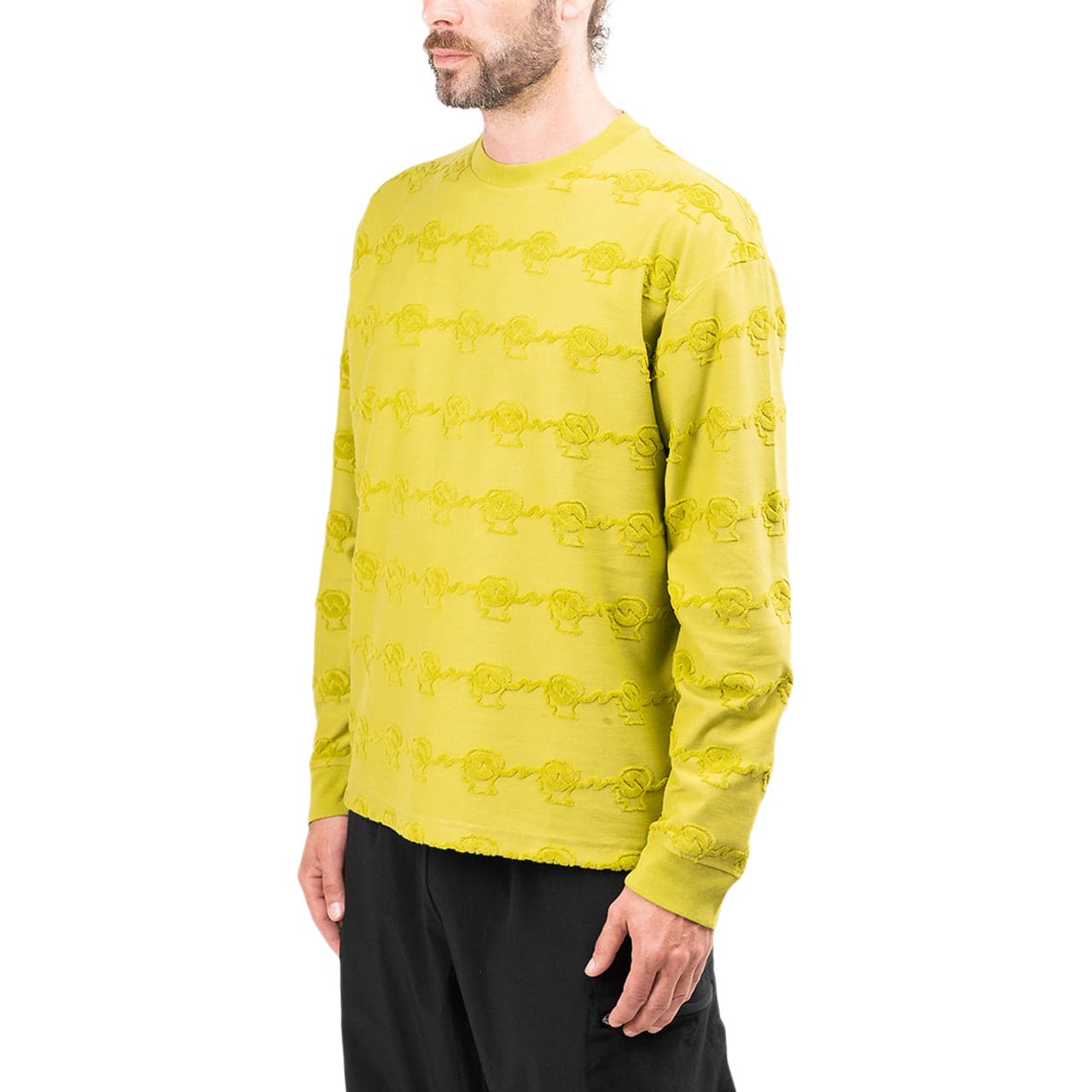 Brain Dead Running Head Longsleeve (Gold) - Allike Store