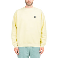 Brain Dead Reverse Fleece Crewneck (Yellow)