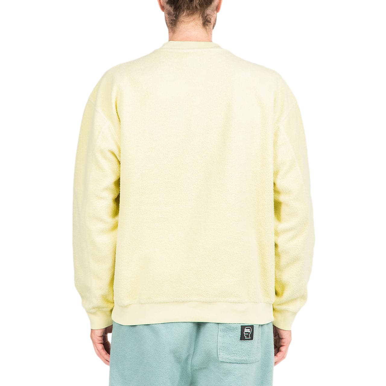 Brain Dead Reverse Fleece Crewneck (Gelb) - Allike Store