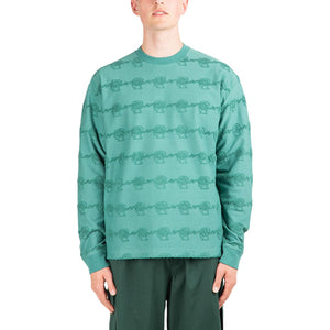 Brain Dead Running Head Longsleeve (Grün) - Allike Store