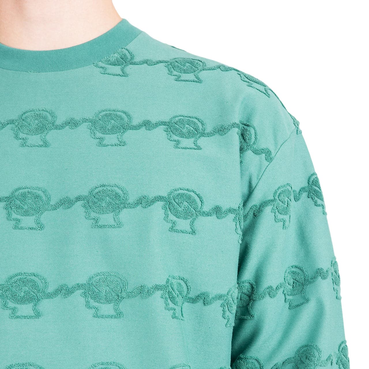 Brain Dead Running Head Longsleeve (Grün) - Allike Store