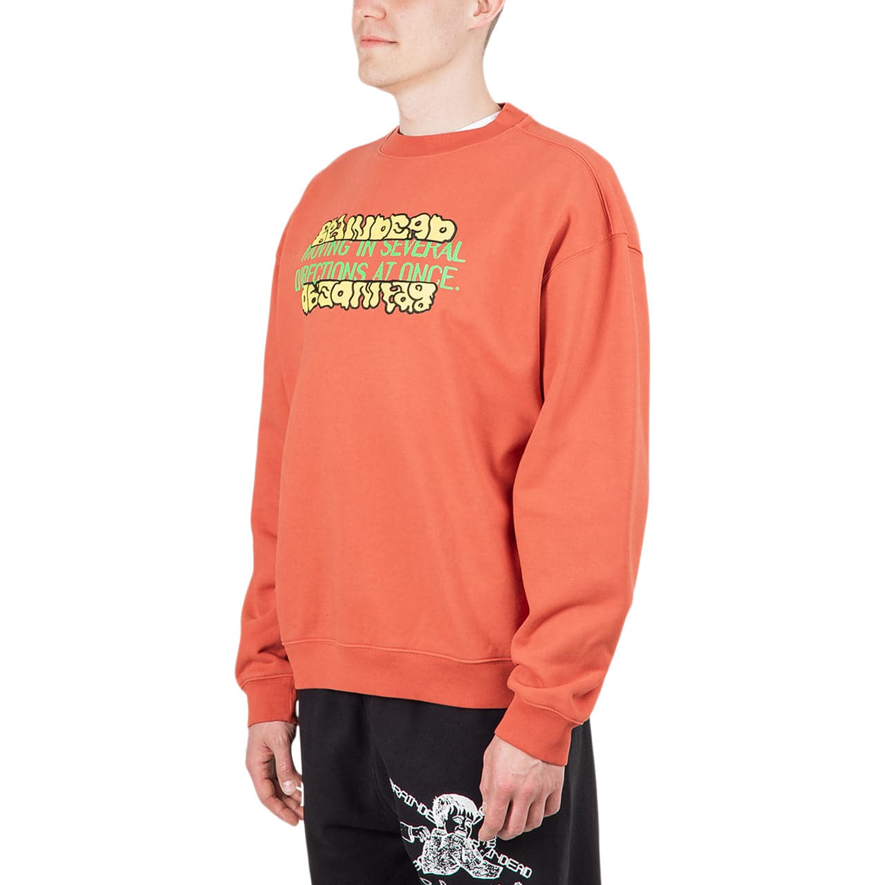 Brain Dead Movement Crewneck (Rot) - Allike Store