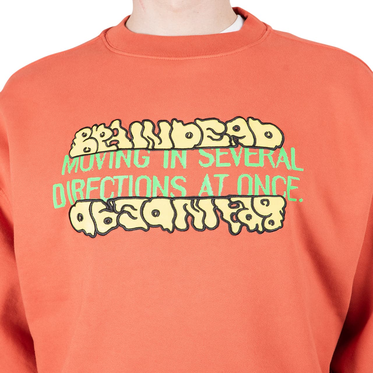 Brain Dead Movement Crewneck (Rot)  - Allike Store