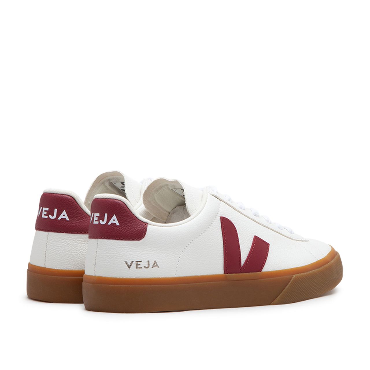 Veja Campo Chromefree Leather (Weiß / Rot) - Allike Store