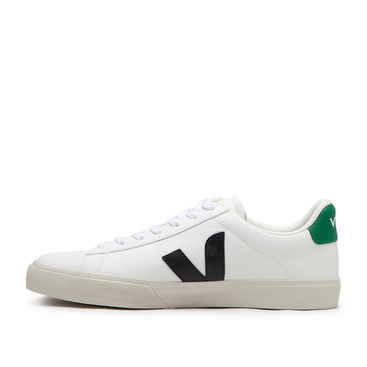 Veja Campo Chromefree Leather (Weiß / Schwarz / Grün) - Allike Store