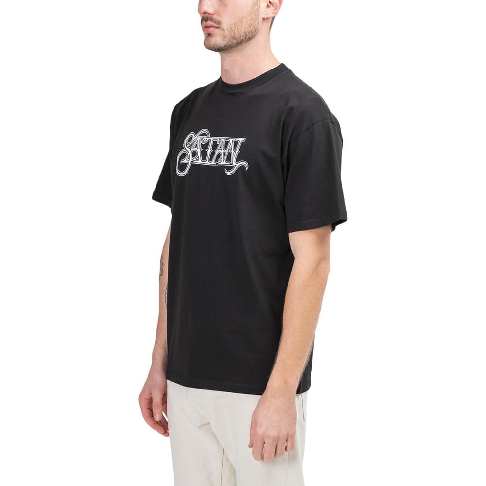 Aries Satan T-Shirt (Black) FQAR60004-BLK – Allike Store Aries Satan T-Shirt (Black) FQAR60004-BLK – Allike Store