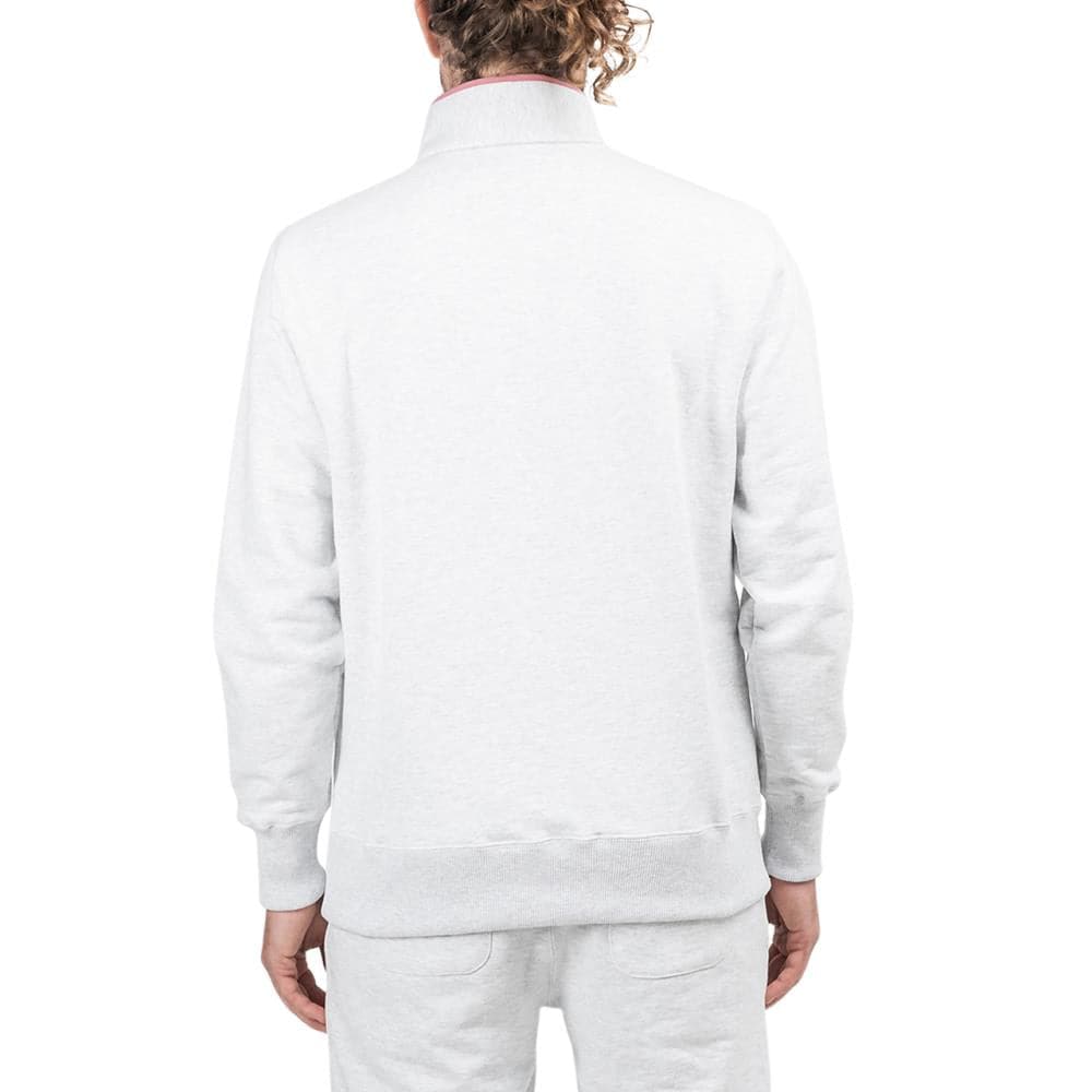 Aimé Leon Dore Half Button Sweatshirt (Hellgrau) - Allike Store