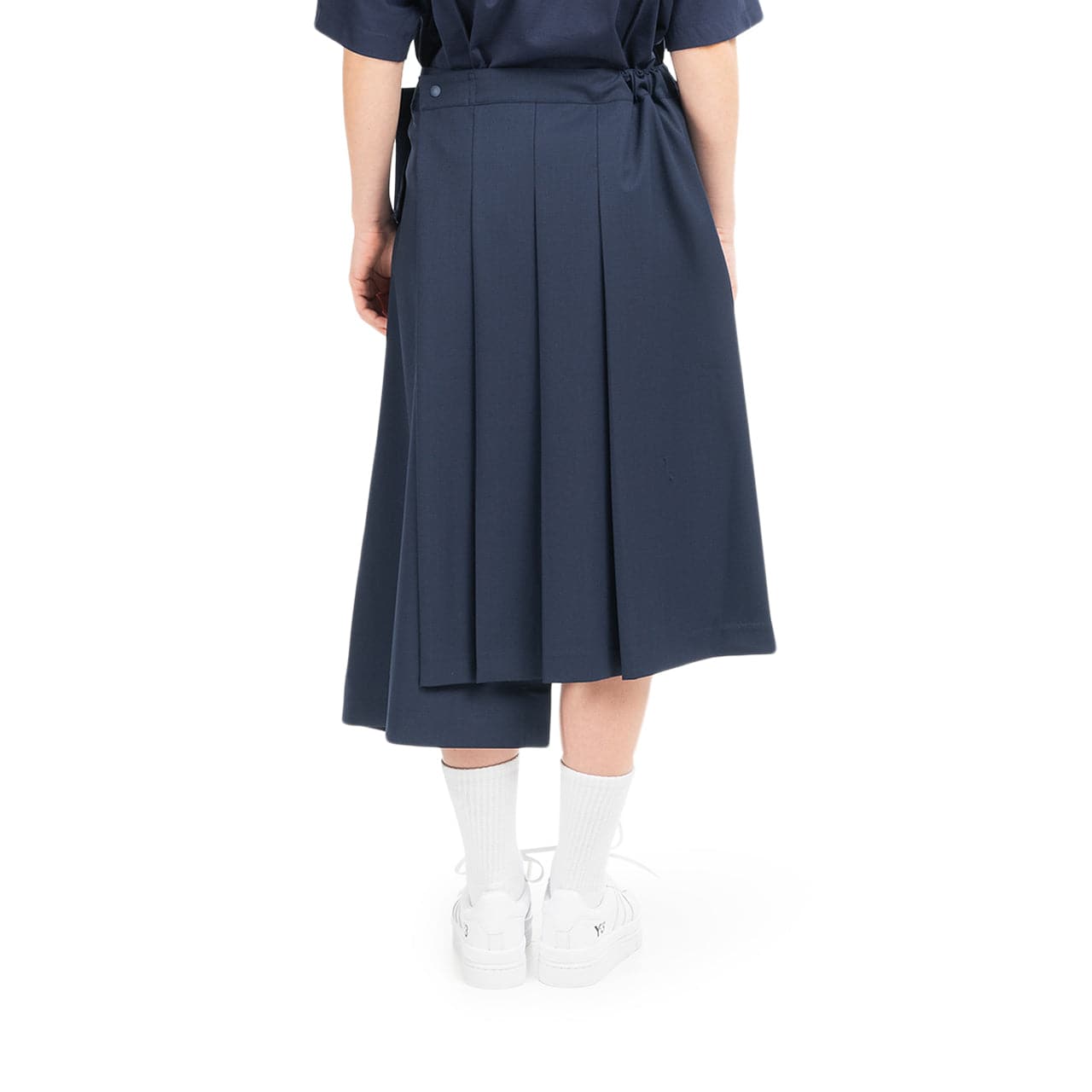 adidas Y-3 W Classic Refined Wool Stretch Skirt (Navy) - Allike Store