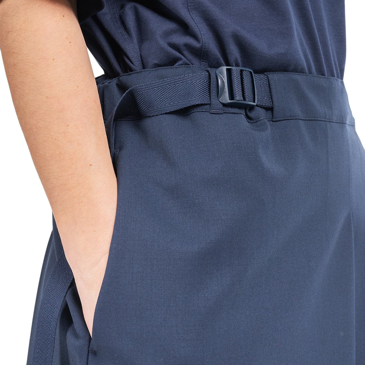 adidas Y-3 W Classic Refined Wool Stretch Skirt (Navy) - Allike Store