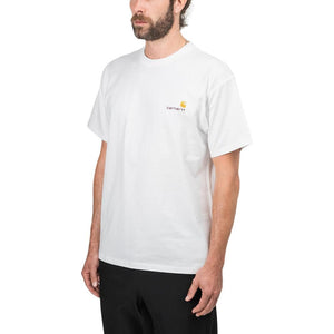 Carhartt WIP American Script T-Shirt (Weiß) - Allike Store