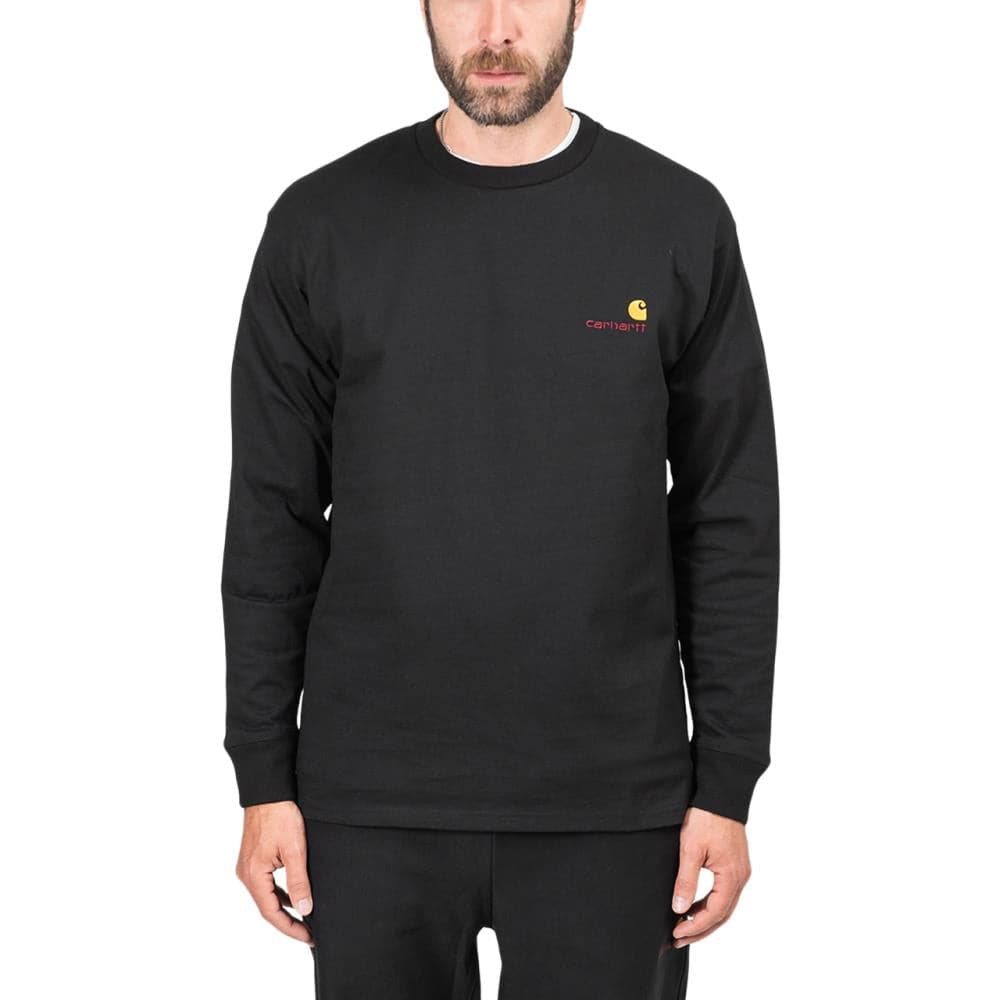 Carhartt WIP American Script Longsleeve (Schwarz) - Allike Store