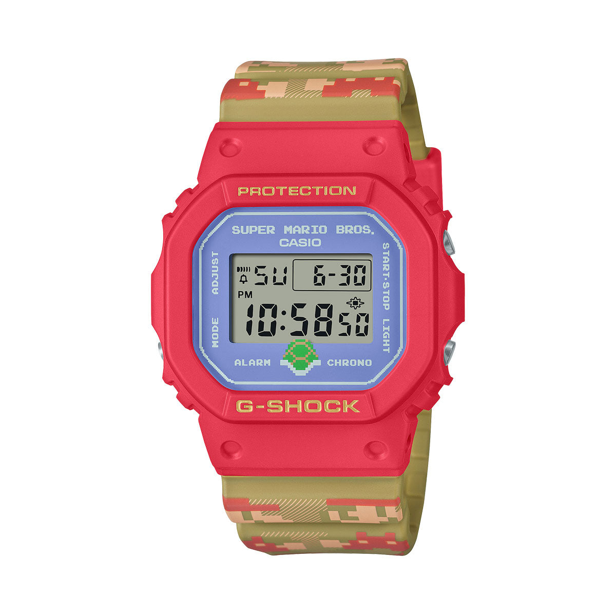 Casio x Super Mario G-Shock DW-5600SMB-4ER (Rot / Multi) - Allike Store