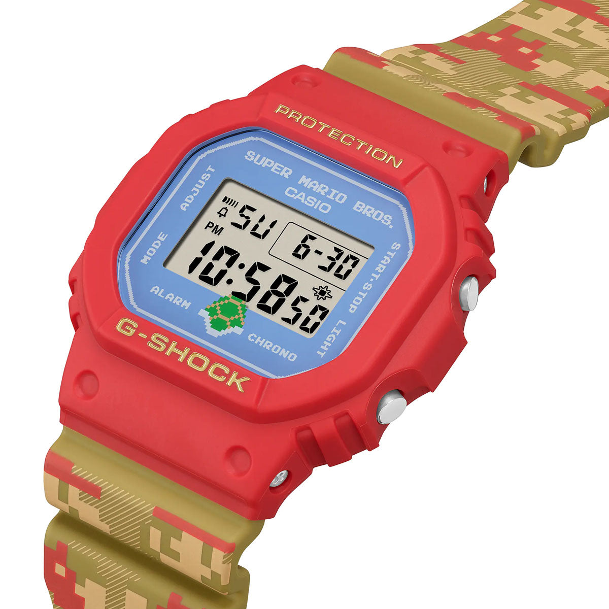 Casio x Super Mario G-Shock DW-5600SMB-4ER (Rot / Multi) - Allike Store