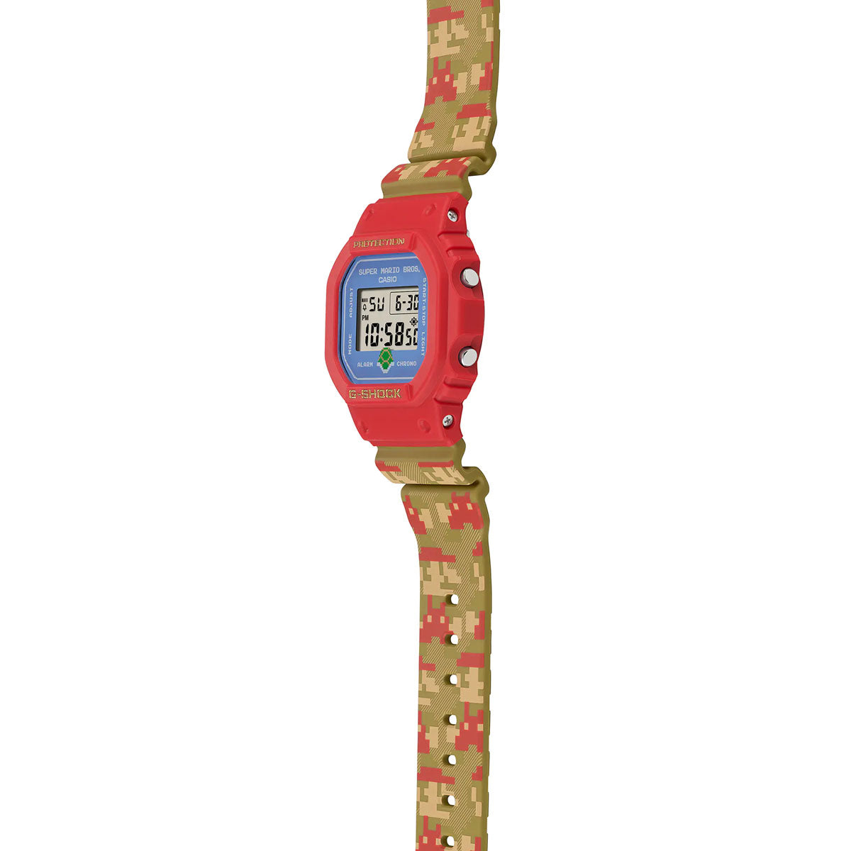 Casio x Super Mario G-Shock DW-5600SMB-4ER (Rot / Multi) - Allike Store