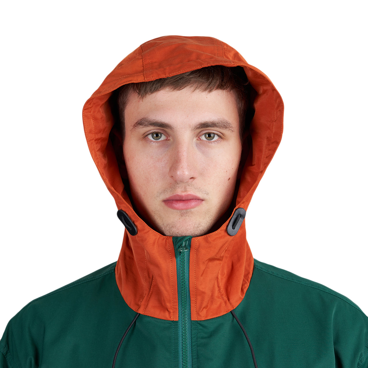 Brain Dead Cropped Hunting Jacket (Grün / Orange) - Allike Store