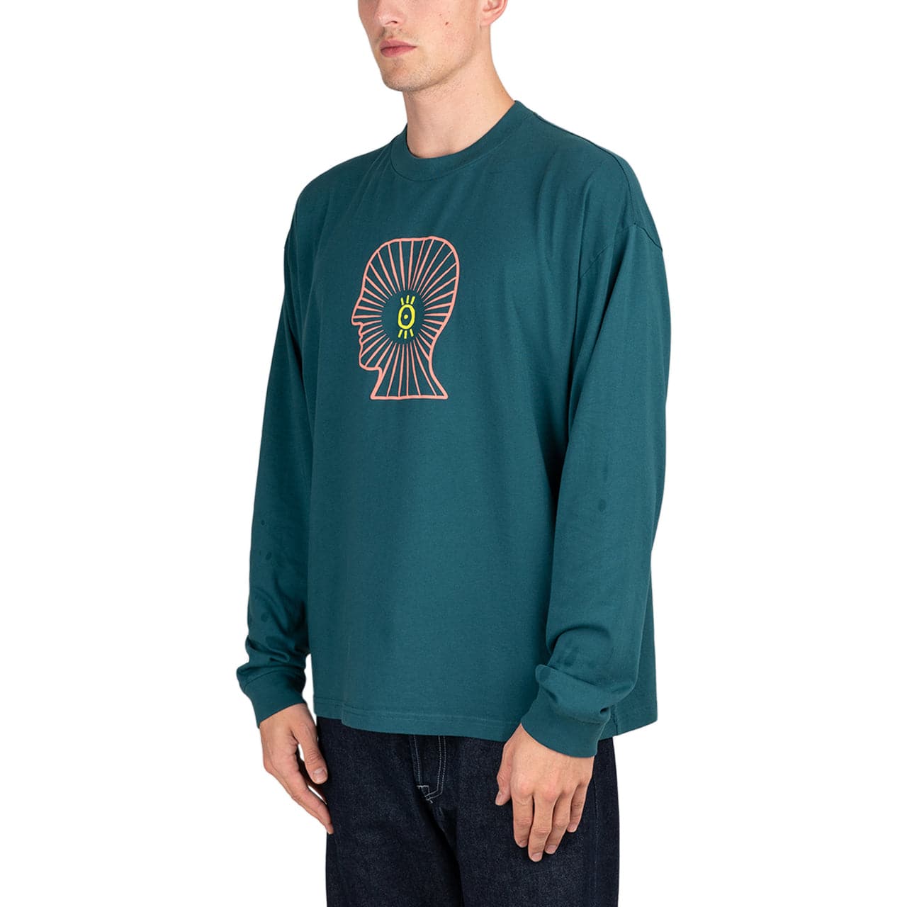 Brain Dead Visions Club Long Sleeve (Türkis) - Allike Store