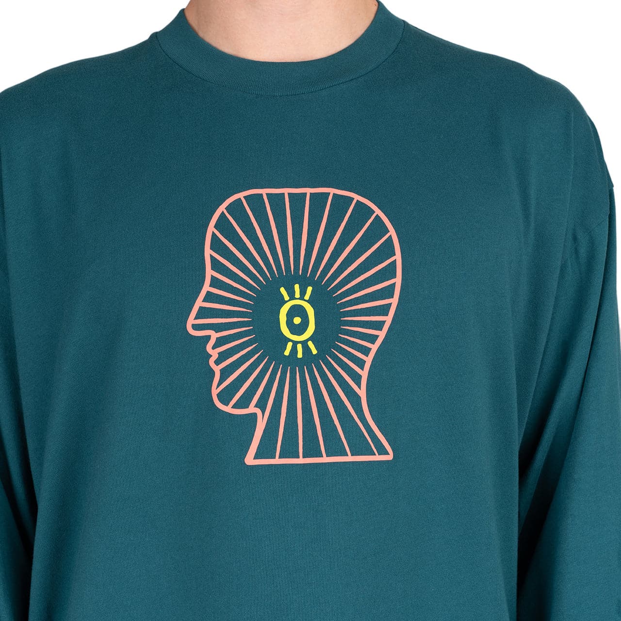 Brain Dead Visions Club Long Sleeve (Türkis) - Allike Store