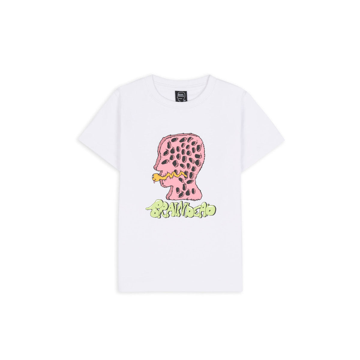 Brain Dead Worm Hole Kids T-Shirt (Weiß) - Allike Store