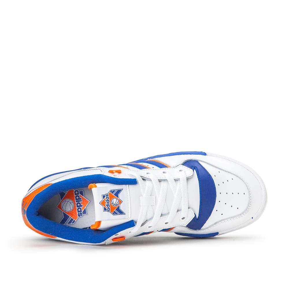 adidas Rivalry Low 'Knicks' (Weiß / Blau / Orange) - Allike Store