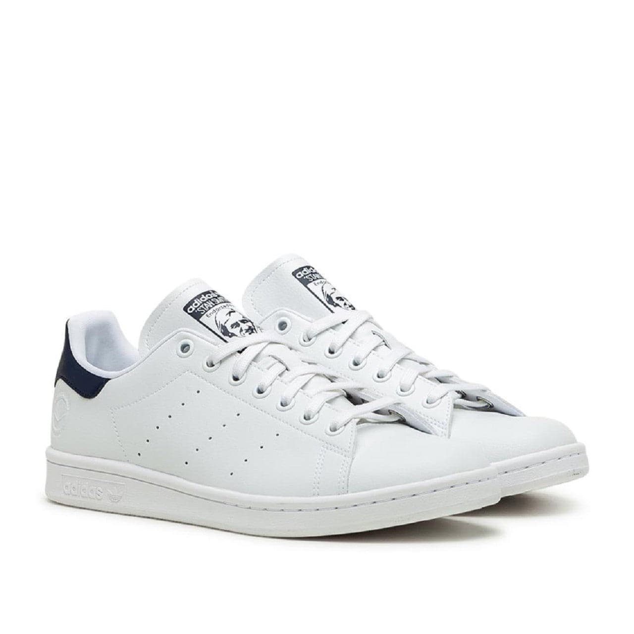 adidas Stan Smith Vegan (Weiß / Navy) - Allike Store