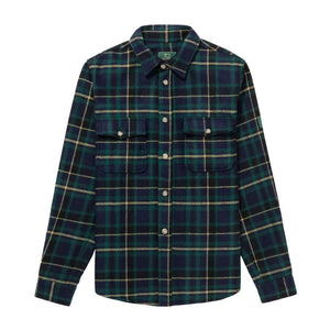 Aimé Leon Dore x Woolrich Flannel Button Down Shirt (Navy) - Allike Store