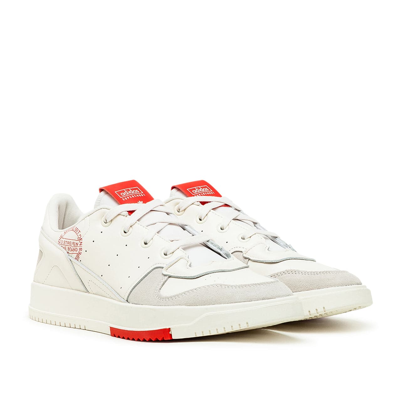 adidas Supercourt 2 (Weiß / Rot) - Allike Store