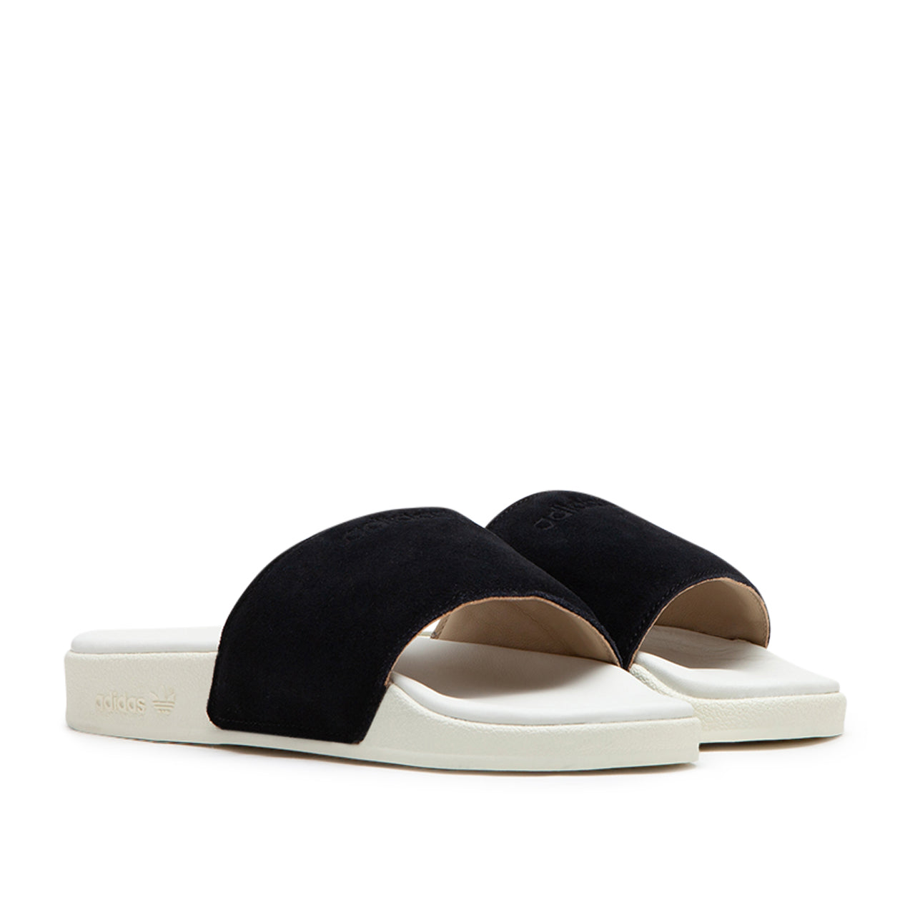 adidas Adilette (Schwarz / Weiß) - Allike Store