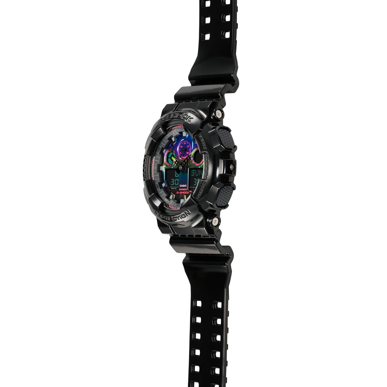 Casio G-Shock GA-100RGB-1AER (Schwarz / Multi)  - Allike Store