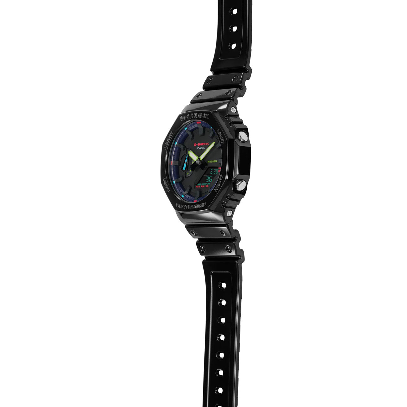 Casio G-Shock GA-2100RGB-1AER (Schwarz / Multi) - Allike Store