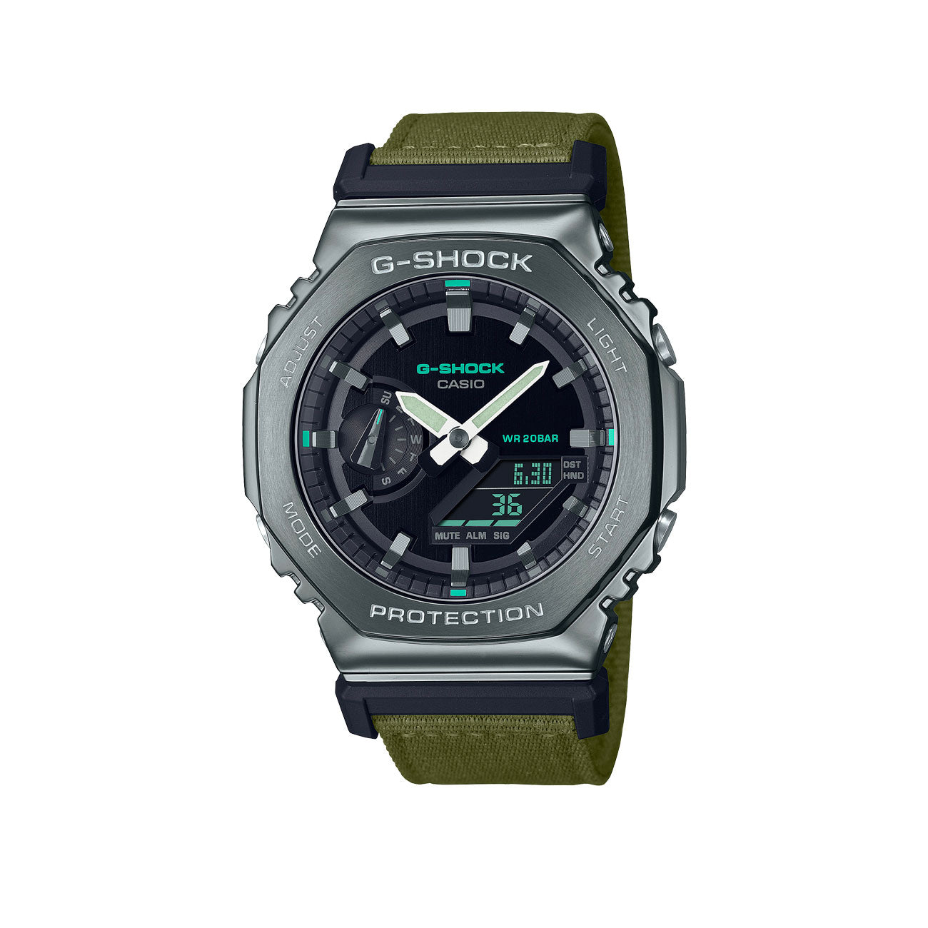 Casio G-Shock GM-2100CB-3AER (Oliv / Grau) - Allike Store